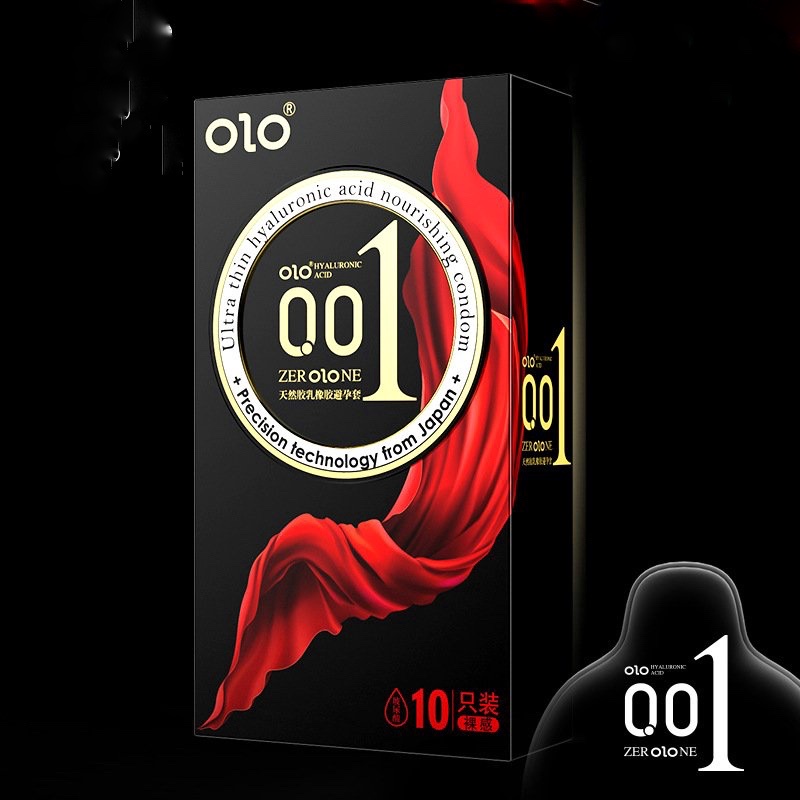 Bao Cao Su OLO 001 Cao Cấp Siêu Mỏng Dẫn Nhiệt Bao Cao Su Kéo Dài Thời GIan - Hộp 10 BCS (mẫu mã mới)