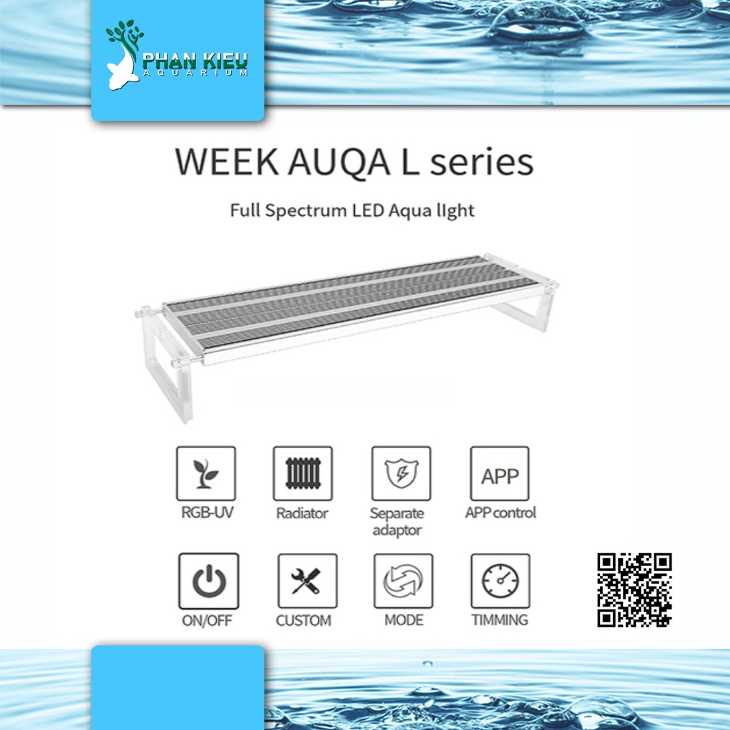 Đèn Thủy Sinh Week L Pro Series - điều chỉnh bằng APP