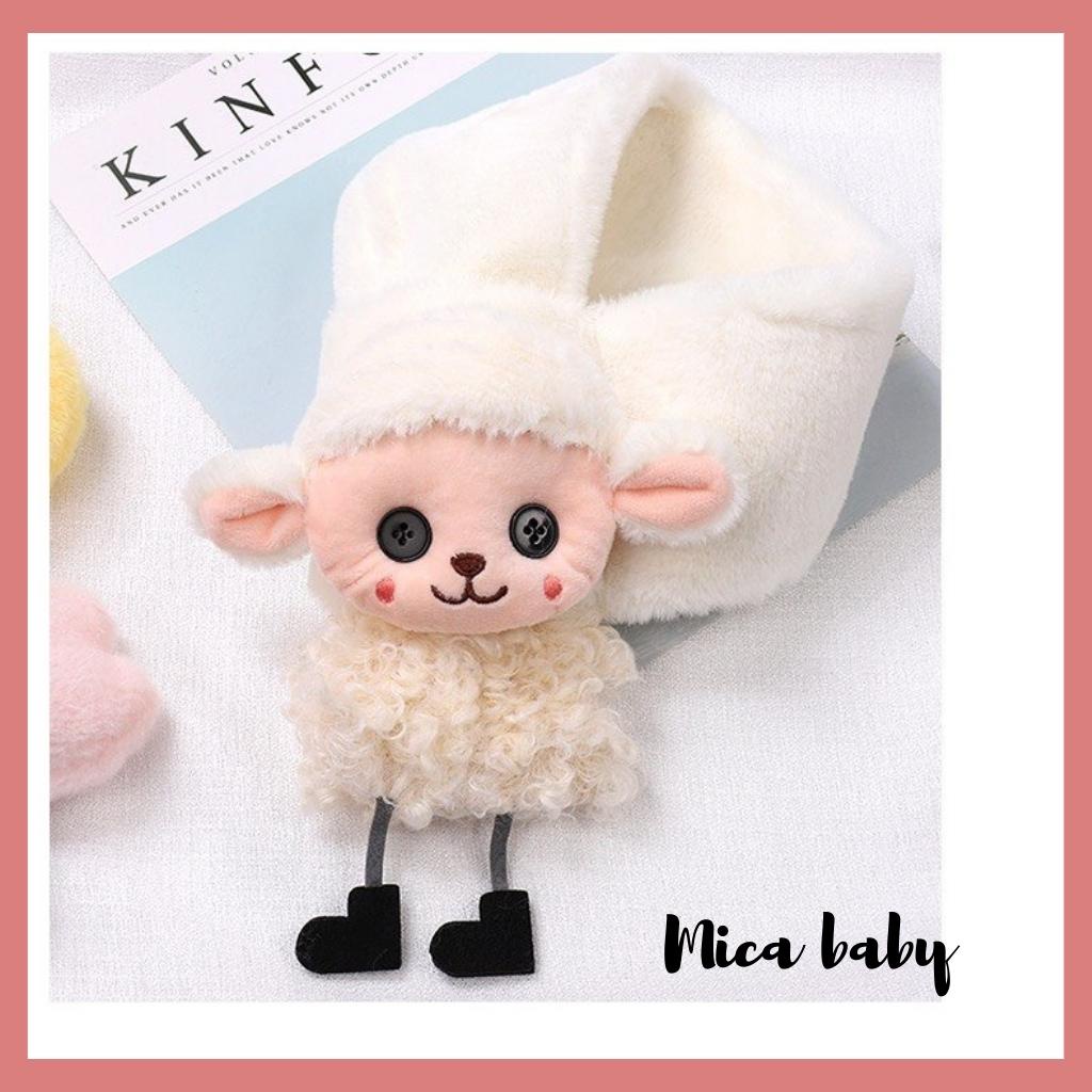 Khăn lông đình cừu dễ thương mềm mại cho bé KL153 Mica Baby