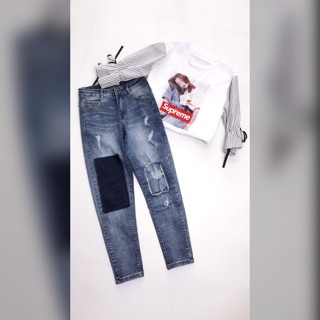 Quần Jeans Boyfriend Hot