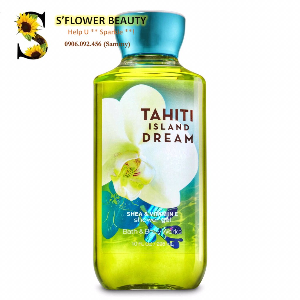 TAHITI ISLAND DREAM | Sản Phẩm Tắm Dưỡng Xịt Thơm Mịn Da Lưu Hương Toàn Thân Bath &amp; Body Works