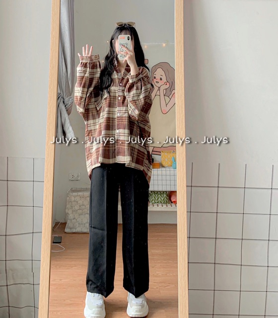 Quần ulzzang pants cúc trước (ảnh kèm video thật)