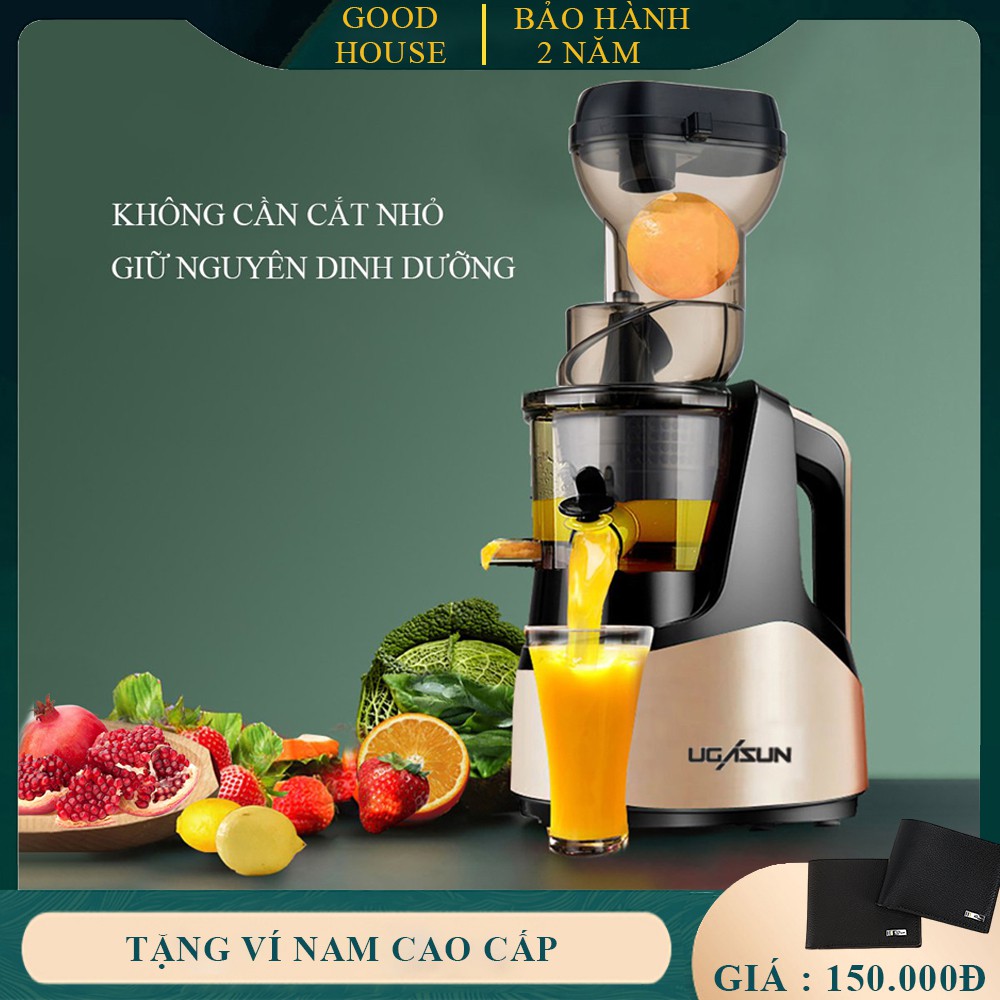 Máy ép hoa quả chậm và làm kem giữ nguyên các dưỡng chất và vitamin cao cấp. Bảo hành 2 năm, 7 ngày lỗi đổi mới.