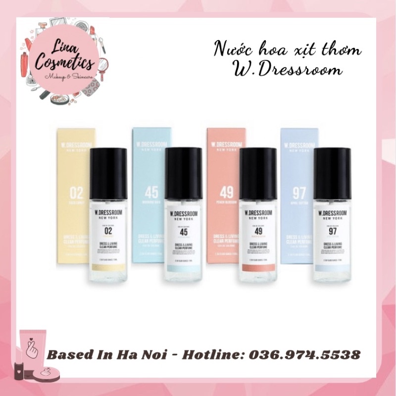 Nước Hoa W Dressroom Dress & Living Clear Perfume Mùi 49 vs 97