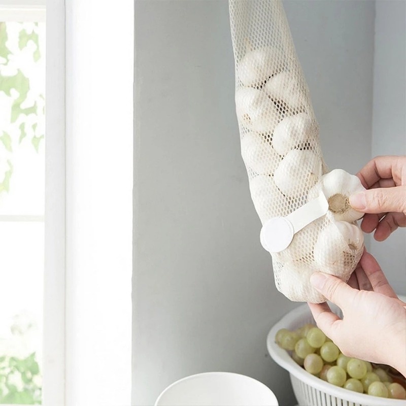 1 Túi Lưới Polyester Đa Năng Đựng Rau Củ Quả Có Thể Tái Sử Dụng