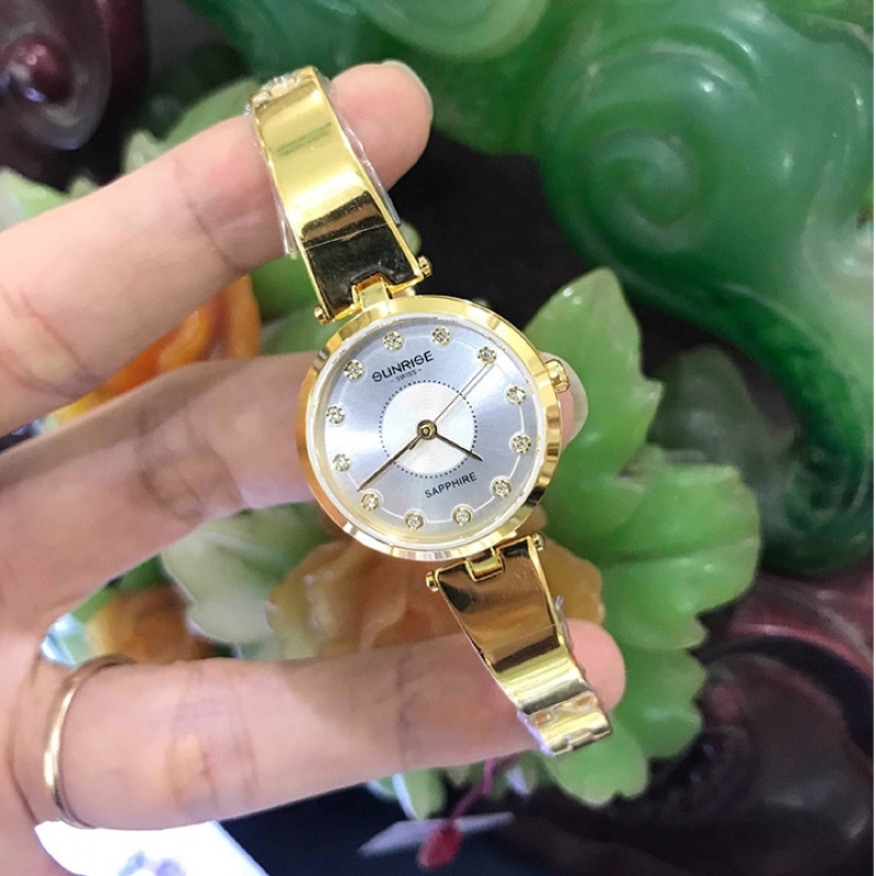 Đồng hồ nữ SUNRISE 9936SA full hộp chính hãng, kính Sapphire chống xước, chống nước