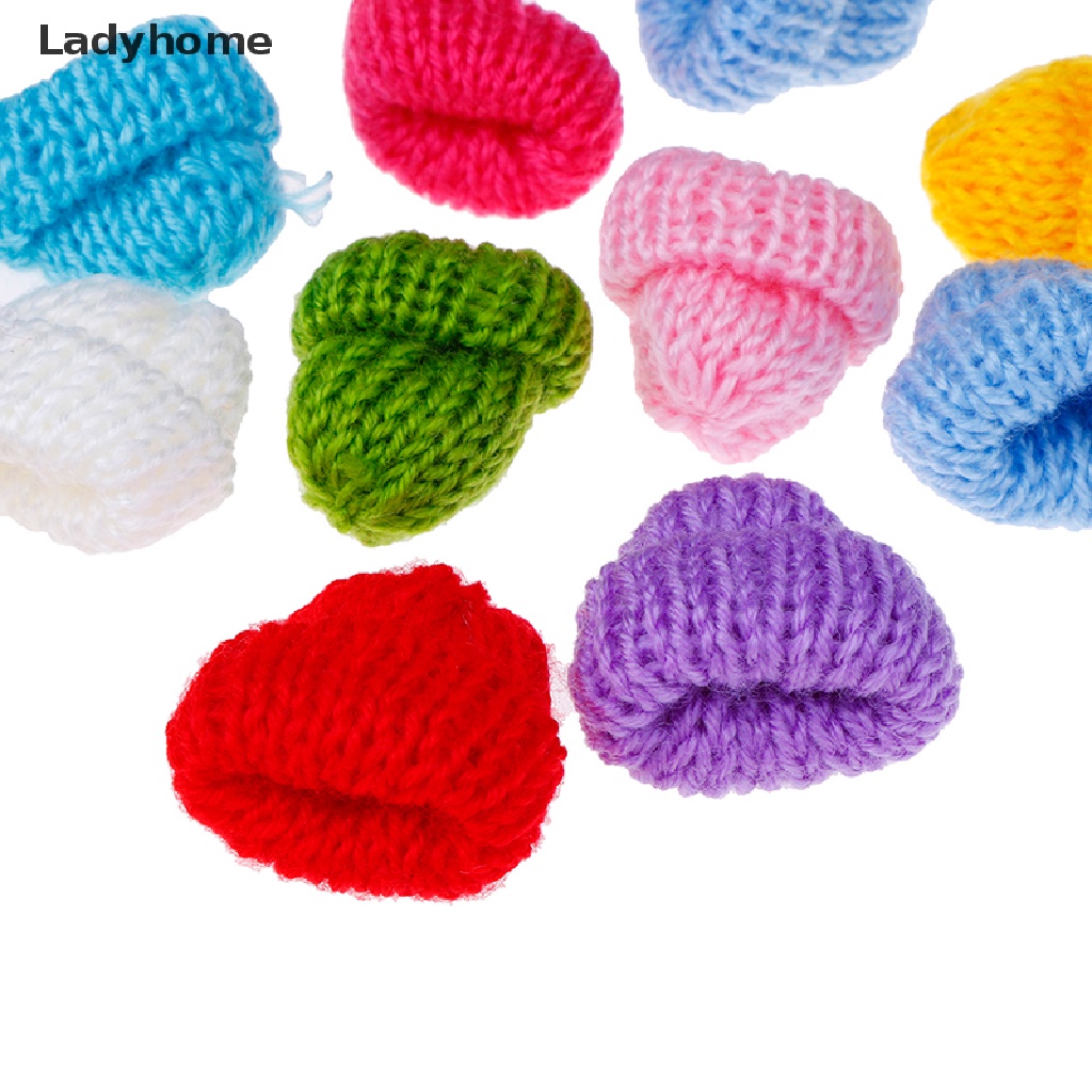 Set 30 nón len mini dễ thương dùng làm đồ chơi búp bê