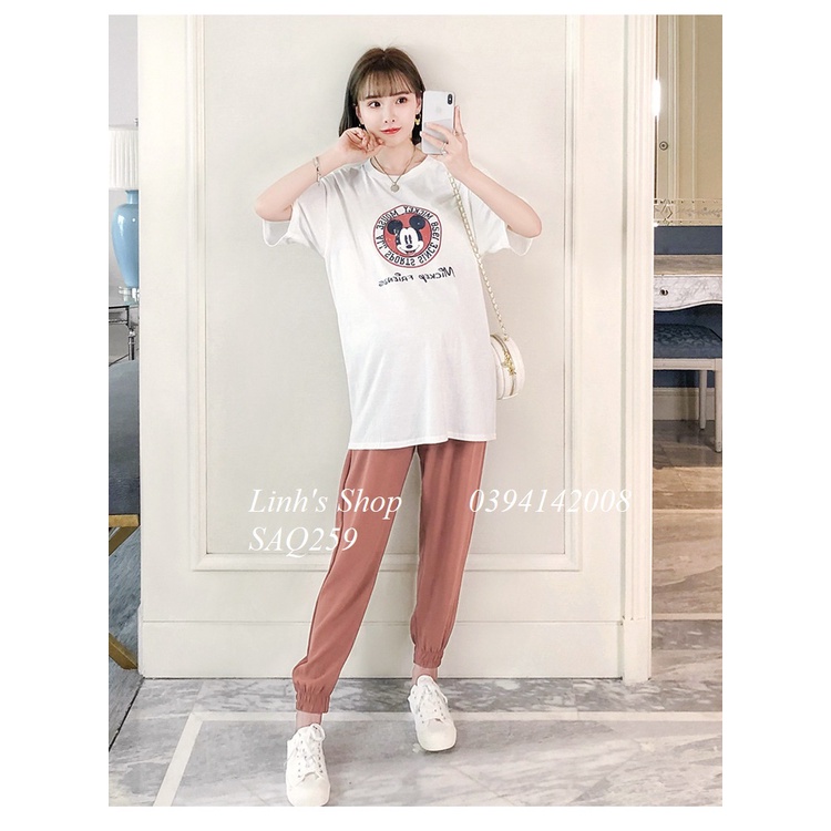 Set Áo Quần Bầu Bộ Bầu Xinh SAQ259