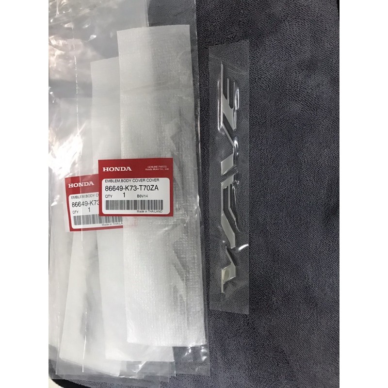 Combo Tem số 125i + Wave chữ nổi  ⚡ HÀNG CHÍNH HÃNG ⚡ Thái Lan order dành cho xe Wave, Future thay thế