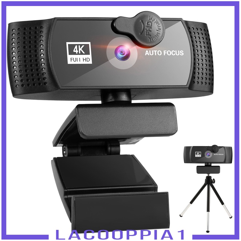 [LACOOPPIA1] Webcam 1080p HD w/ Noise-Cancelling Microphone USB for Gaming PC Desktop