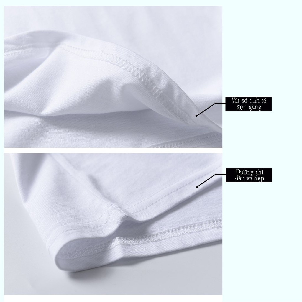 Áo thun nam đẹp cổ tròn vải Cotton 100% co giãn 4 chiều, dày dặn, form Slim fit tôn dáng, có size 95kg - POLO HΛNGHIEU | BigBuy360 - bigbuy360.vn