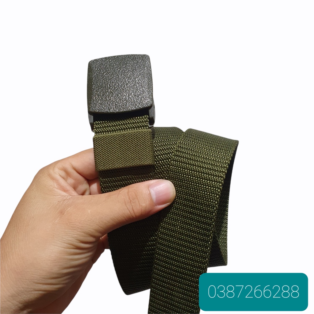 Dây Lưng Nam Vải Dù Phong Cách Cá Tính,12 mẫu thắt lưng nam đẹp vải dù lính mỹ KHÓA LUỒN DÂY