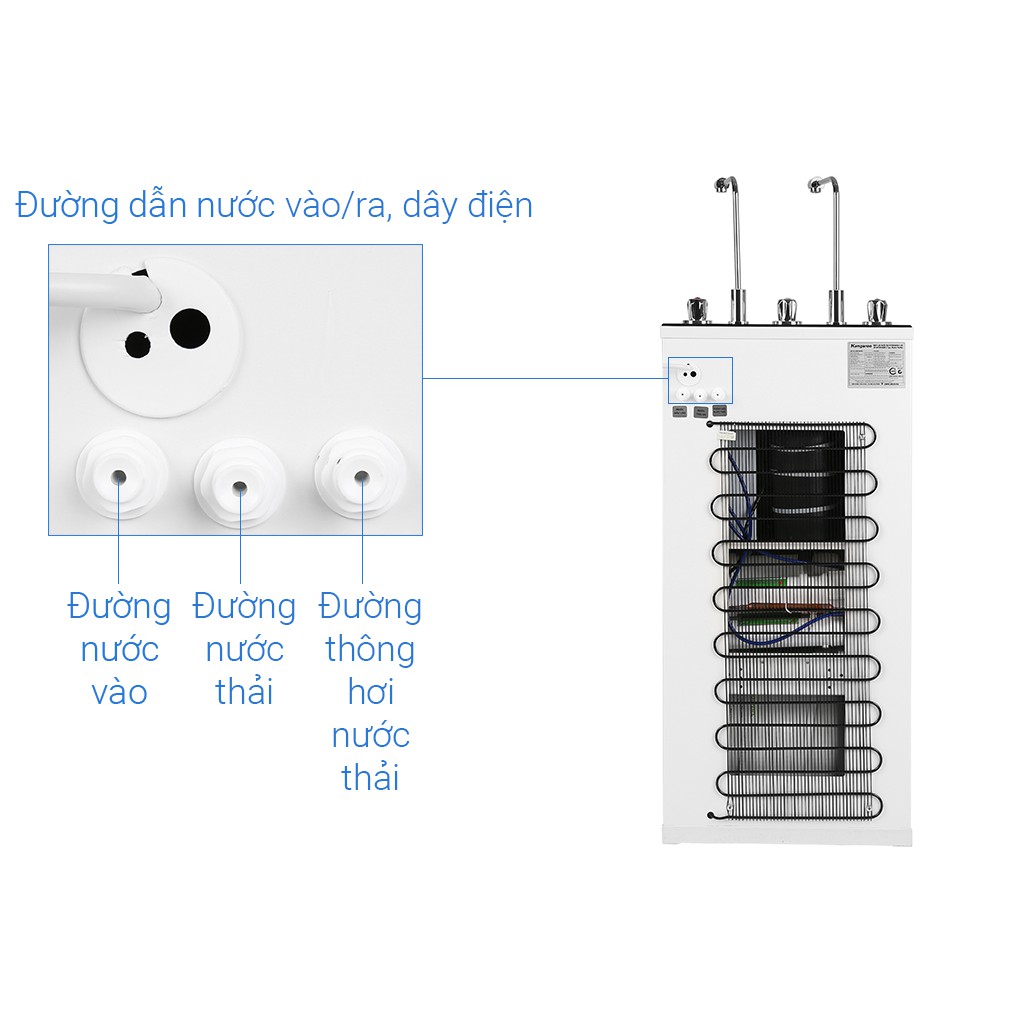 Máy Lọc Nước RO Hydrogen 2 Vòi KANGAROO KG100HK (Miễn phí giao tại HCM-ngoài tỉnh liên hệ shop)