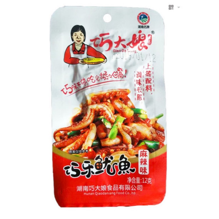 Râu mực cay tứ xuyên kiều đại nương gói 12g hàng có sẵn | BigBuy360 - bigbuy360.vn