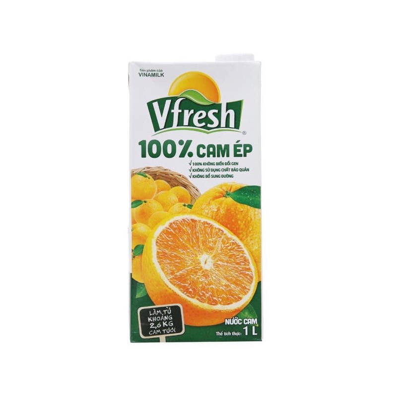 Nước Ép cam Vfresh của Vinamilk
