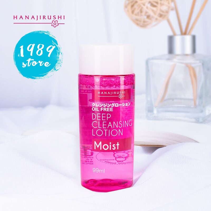 Nước Tẩy Trang Hanajirushi Deep Cleansing Lotion Moist 99ML