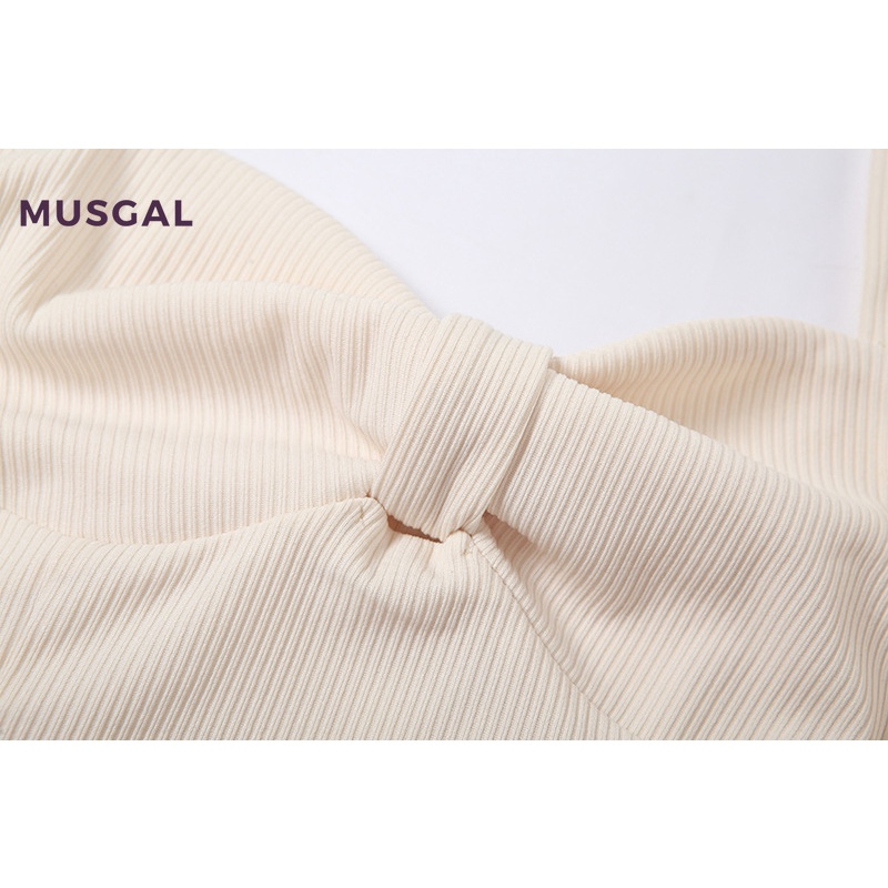 Áo Croptop Sát Nách Thiết Kế Ôm Sát Tôn Dáng