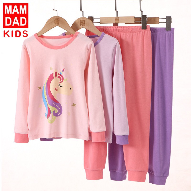 Bộ cotton bé gái Mam Dad (QCCC)