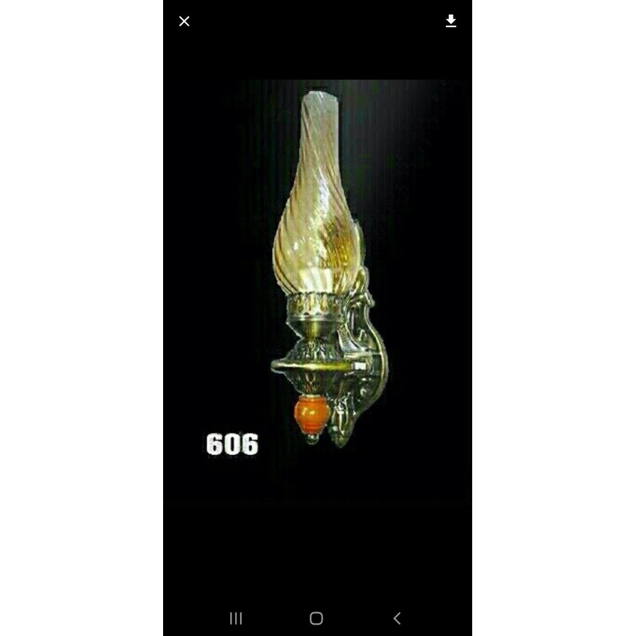 Đèn Tường Trang Trí Hình Đèn Dầu_Tặng kèm Bóng LED