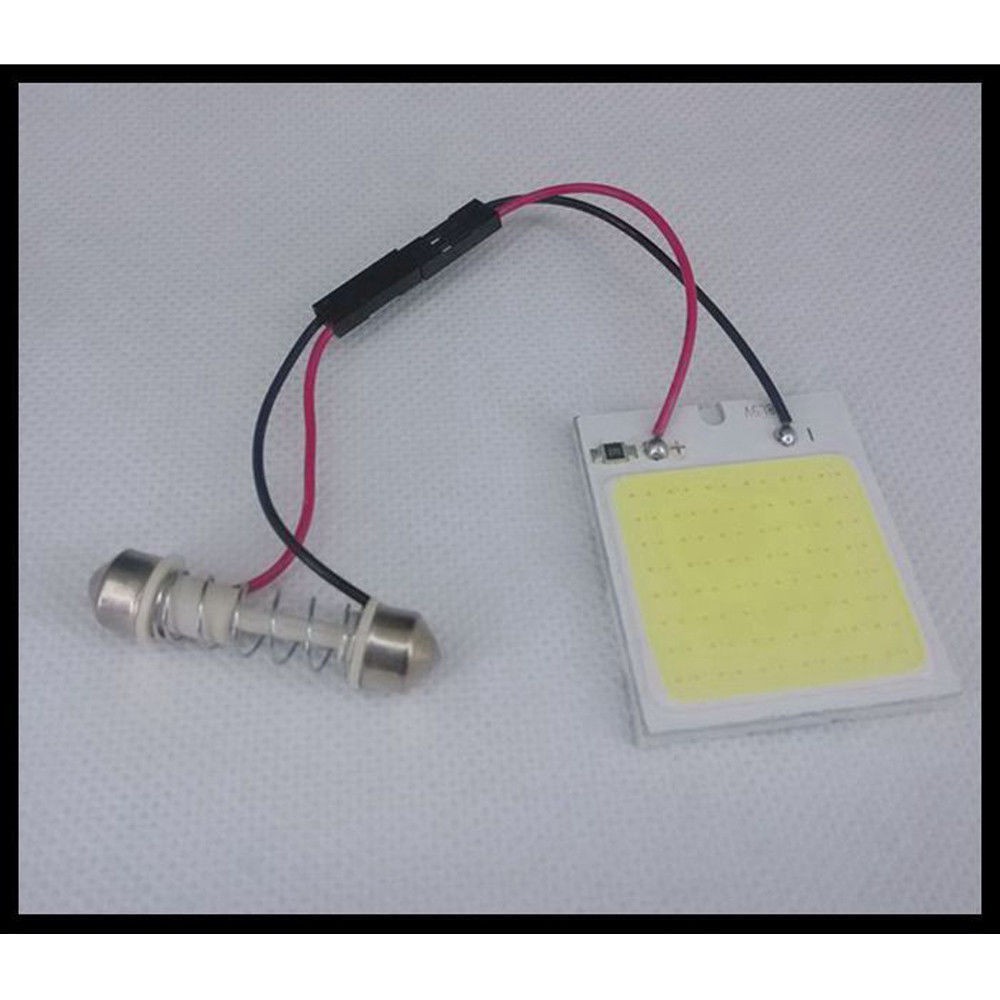 Bảng Đèn LED T10 48 SMD COB Ánh Sáng Trắng Cho Nội Thất Xe Hơi