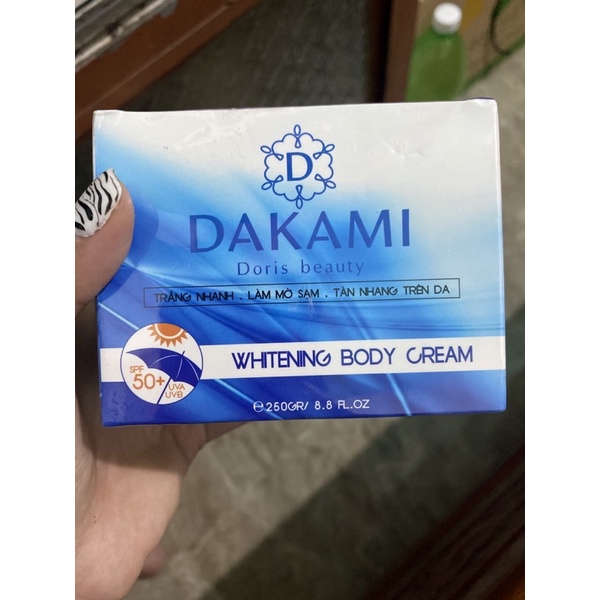 Body DAKAMI 250 gram dưỡng trắng body sẵn