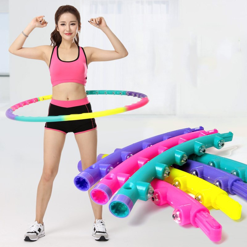 Vòng Lắc Eo,Vòng Lắc Giảm Eo Massage Hula Hoop Tháo Lắp Dễ Dàng, Tiết Kiệm Diện Tích, Giảm Mỡ Hiệu Quả