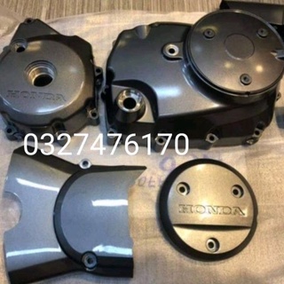 Bộ 4 ốp lốc máy xe FUTURE NEO, X 125 xám zin Honda