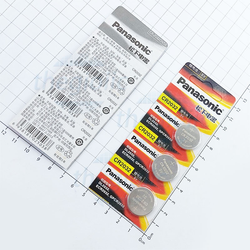 Pin cúc Panasonic CR2032 3V - Dùng cho máy tính, thiết bị y tế, thiết bị đo lường,...