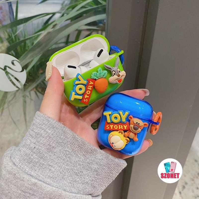 Vỏ Bảo Vệ Hộp Sạc Tai Nghe Airpods 1 2 3 Pro Inpods I12 I7 I12 Pro Hình Gấu Dễ Thương