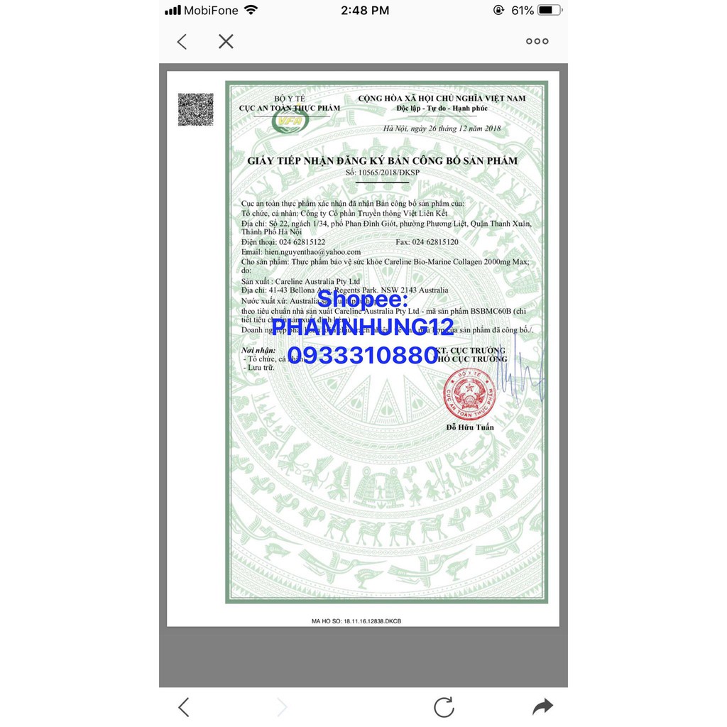 Viên uống Bio marine collagen Careline 100 viên. | BigBuy360 - bigbuy360.vn