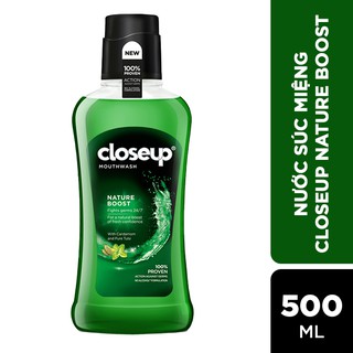Nước Súc Miệng Close Up Nature Boost 500ml