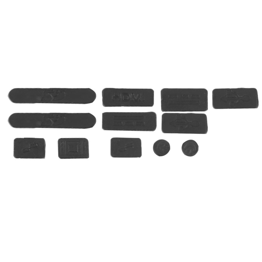 Set 12 nắp silicon chống bụi cho cổng kết nối Laptop/cổng USB