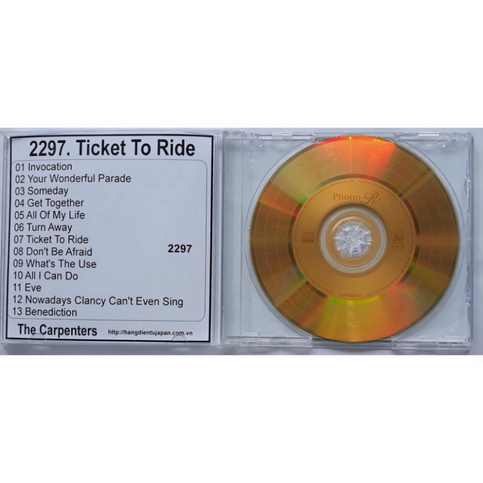 Bộ 3 CD nhóm nhạc Carpenters ( 2296 - 2298 )0