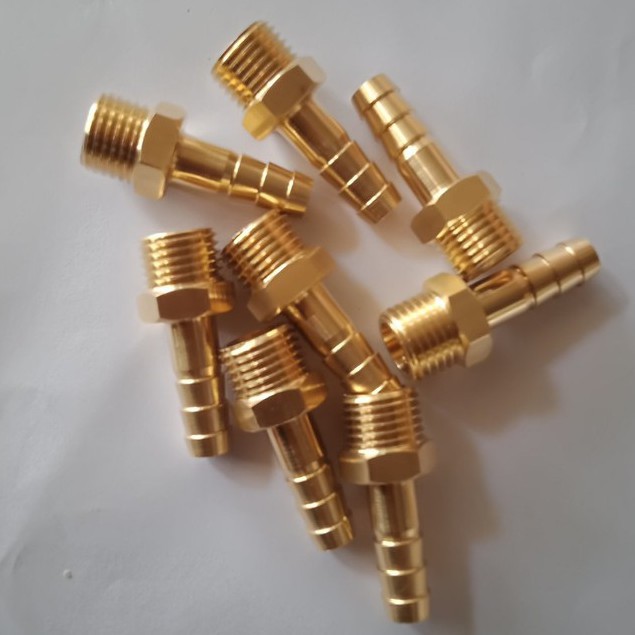 Ren ngoài 13 mm đuôi chuột nối ống mềm phi 6, 8,10, 12mm