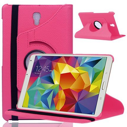 Bao da máy tính bảng có giá đỡ xoay được chất liệu da PU cho Samsung Galaxy Tab S 8.4 SM-T700 T705