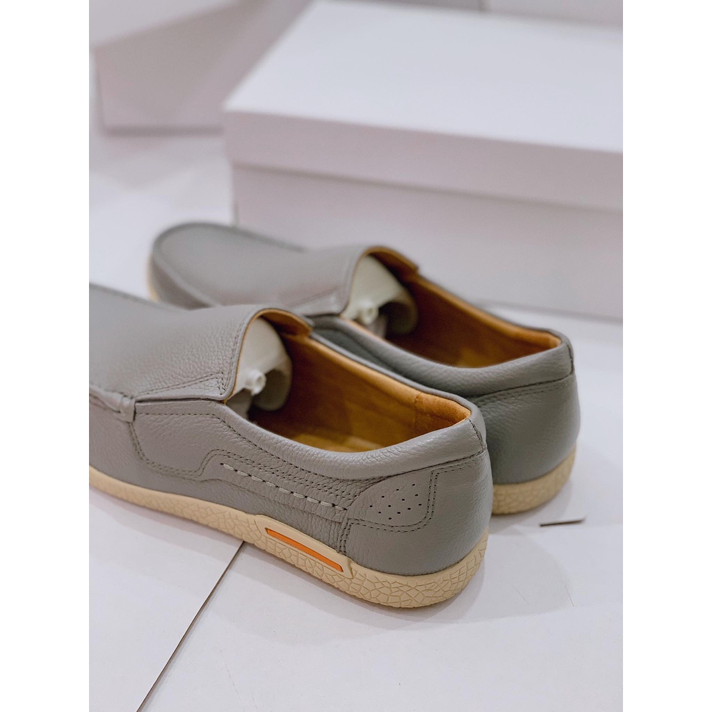 Giày lười/giày mọi nam/giày clarks da bò thật-Giày da cao cấp