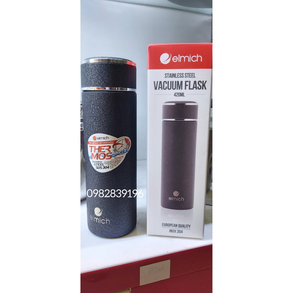 BÌNH GIỮ NHIỆT ELMICH INOX 304 420ML EL3667
