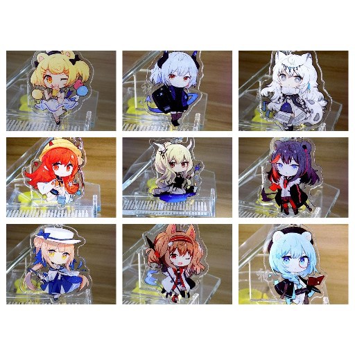 (Mica trong acrylic) Móc khóa Arknights quà tặng xinh xắn dễ thương in hình anime chibi nhiều mẫu M06