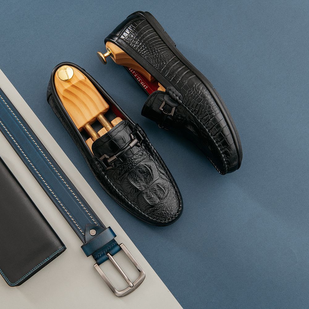 Giày lười nam quai ngang GNTA53.9-D