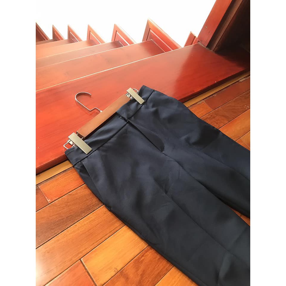 Quần Âu Nữ vải kaki tuyết xuất Hàn dáng quần tây cực đẹp chuẩn form tôn dáng thẳng chân dễ mix XanhHouse