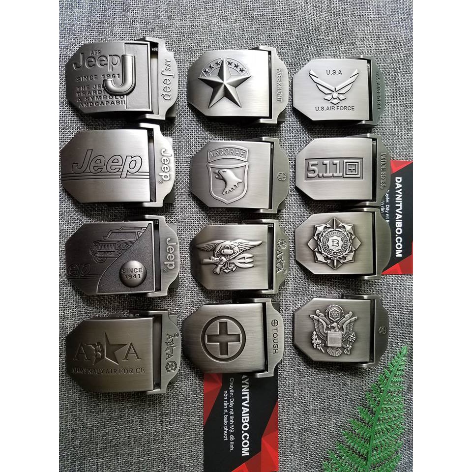 38 mẫu Mặt nịt rời, bút nịt rời buckle hợp kim không kèm dây nịt vải bố ảnh chụp thật