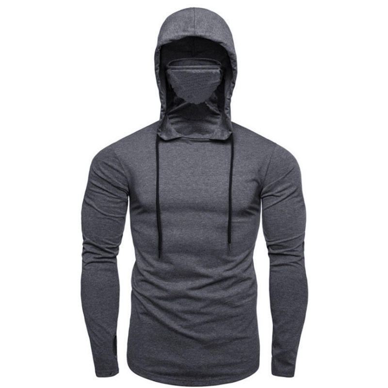 Áo Thun Nam Dài Tay Có Mũ Thời Trang Âu Mỹ