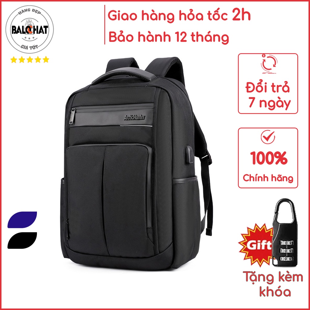 Balo laptop thời trang cao cấp Arctic Hunter B00121 phong cách doanh nhân, siêu bền chống thấm nước