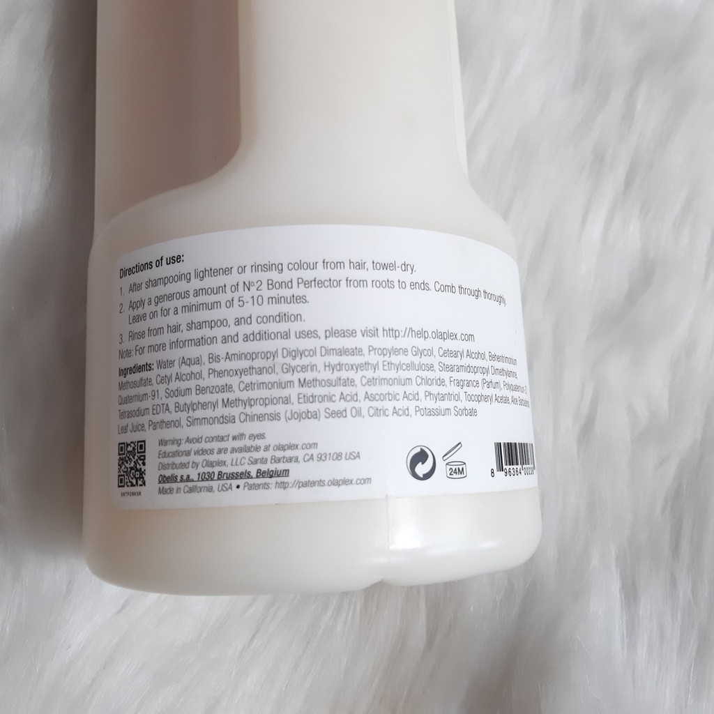 HẤP PHỤC HỒI TÓC HƯ TỔN OLAPLEX No2 2000ML