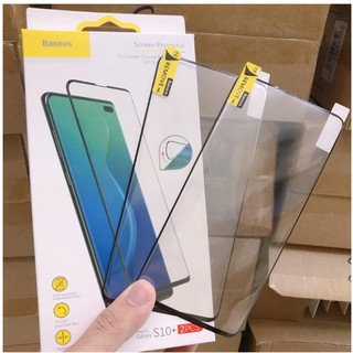 Combo 2 Miếng Dán dẻo Full màn Galaxy S10 / S10 Plus - Hãng Baseus Cao Cấp