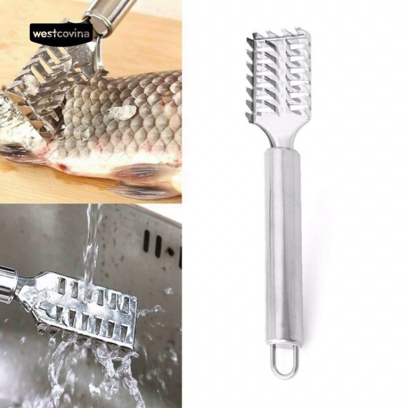 Dụng Cụ Đánh Vẩy Cá INOX Tiện Dụng Dụng Cụ Đánh Vẩy Cá Cầm Tay Giá Siêu Tiết Kiệm