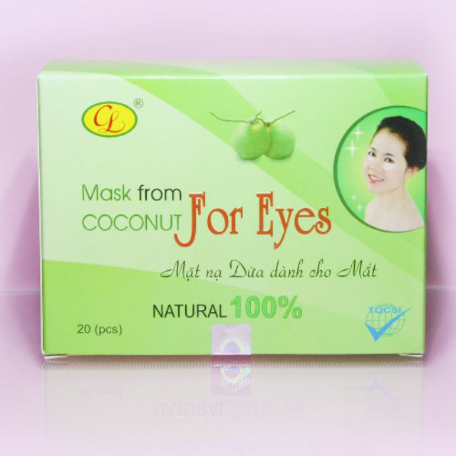 MẶT NẠ DỪA DÀNH CHO MẮT (NATURAL)(HỘP)