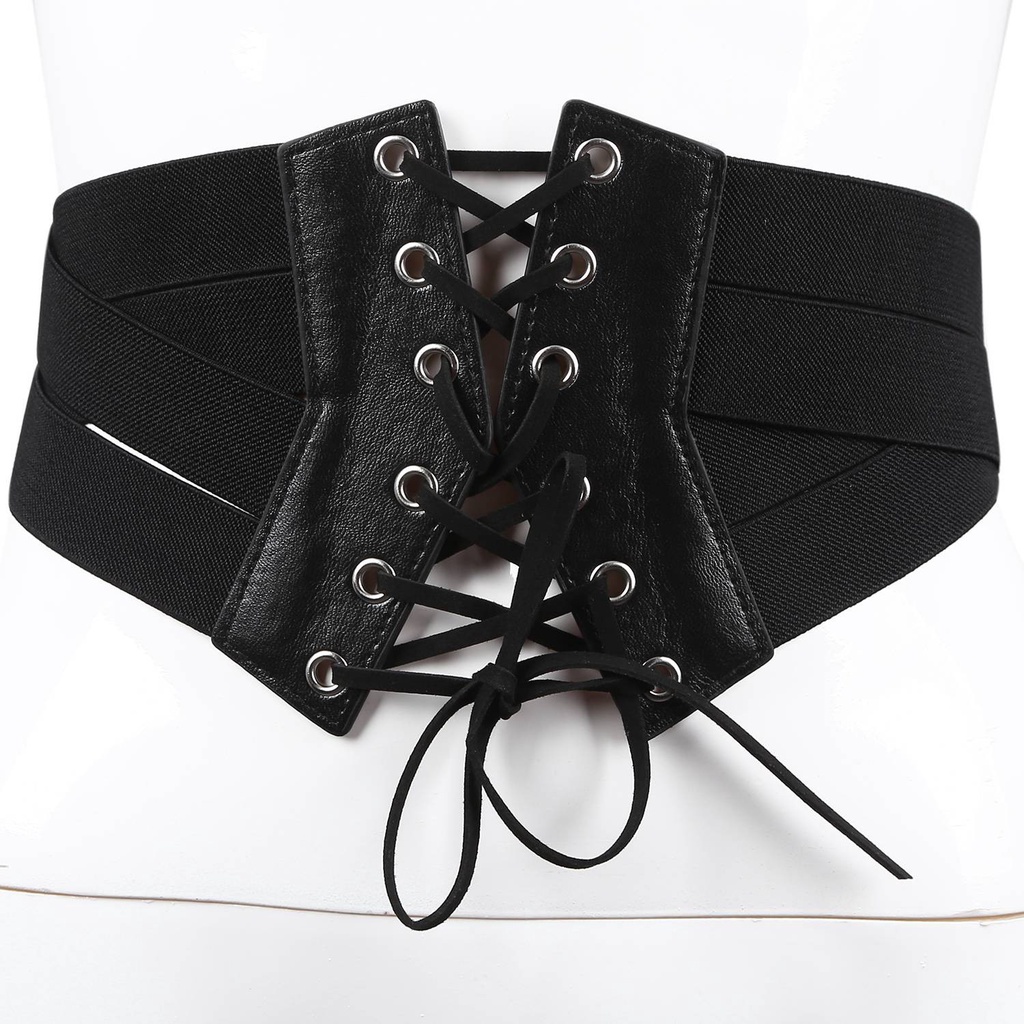 Women's Fashion Elastic Stretch Wide Band Corset Waist Belt