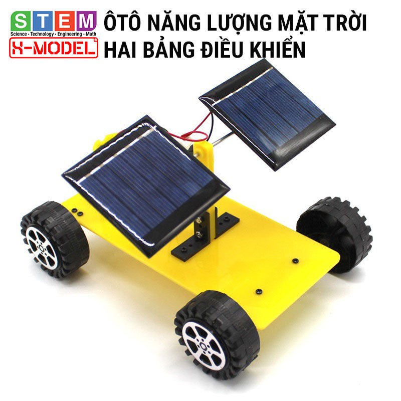 Đồ chơi sáng tạo STEM Xe 4 bánh năng lượng mặt trời X-MODEL ST26 cho bé, Đồ chơi trẻ em DIY [Giáo dục STEM, STEAM]