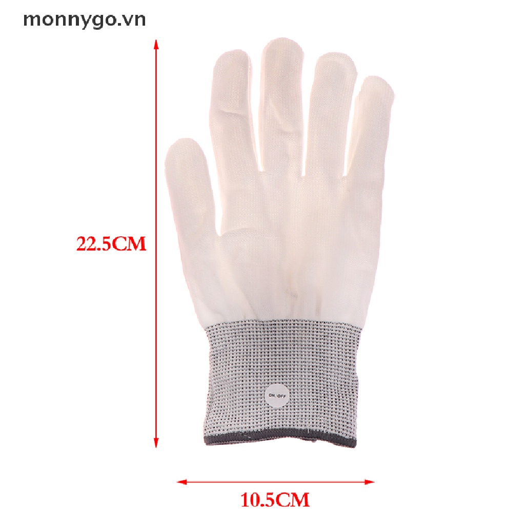 1 Găng Tay Đầu Lâu Có Đèn LED Phát Sáng